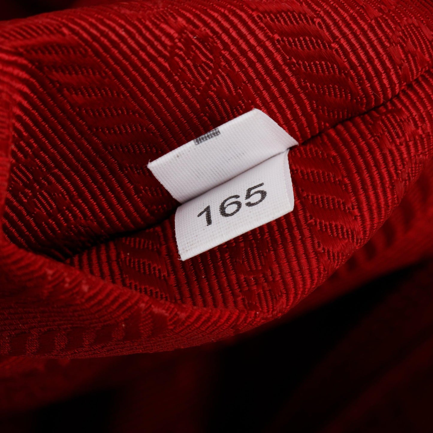 Prada Red Leather Trimmed Tessuto Nylon Convertible Tote