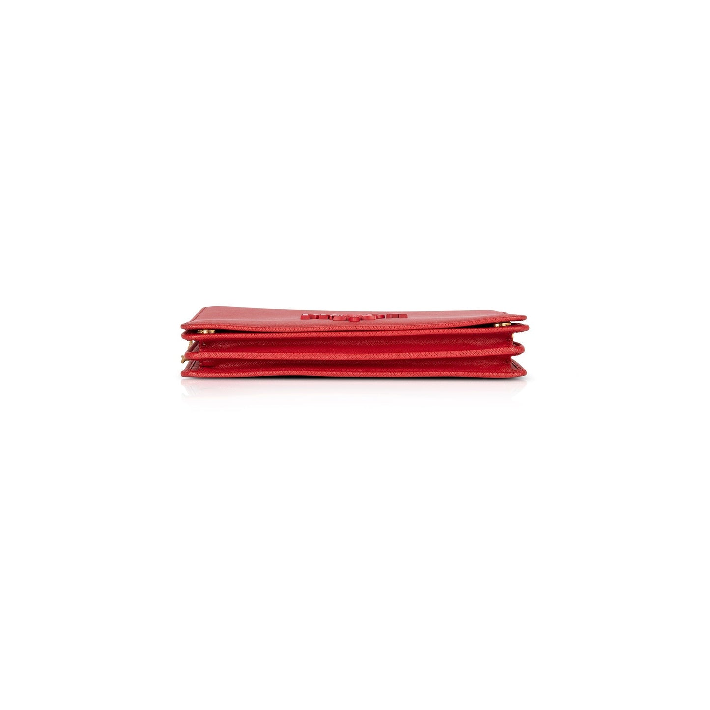 Prada Red Saffiano Leather Shoulder Bag