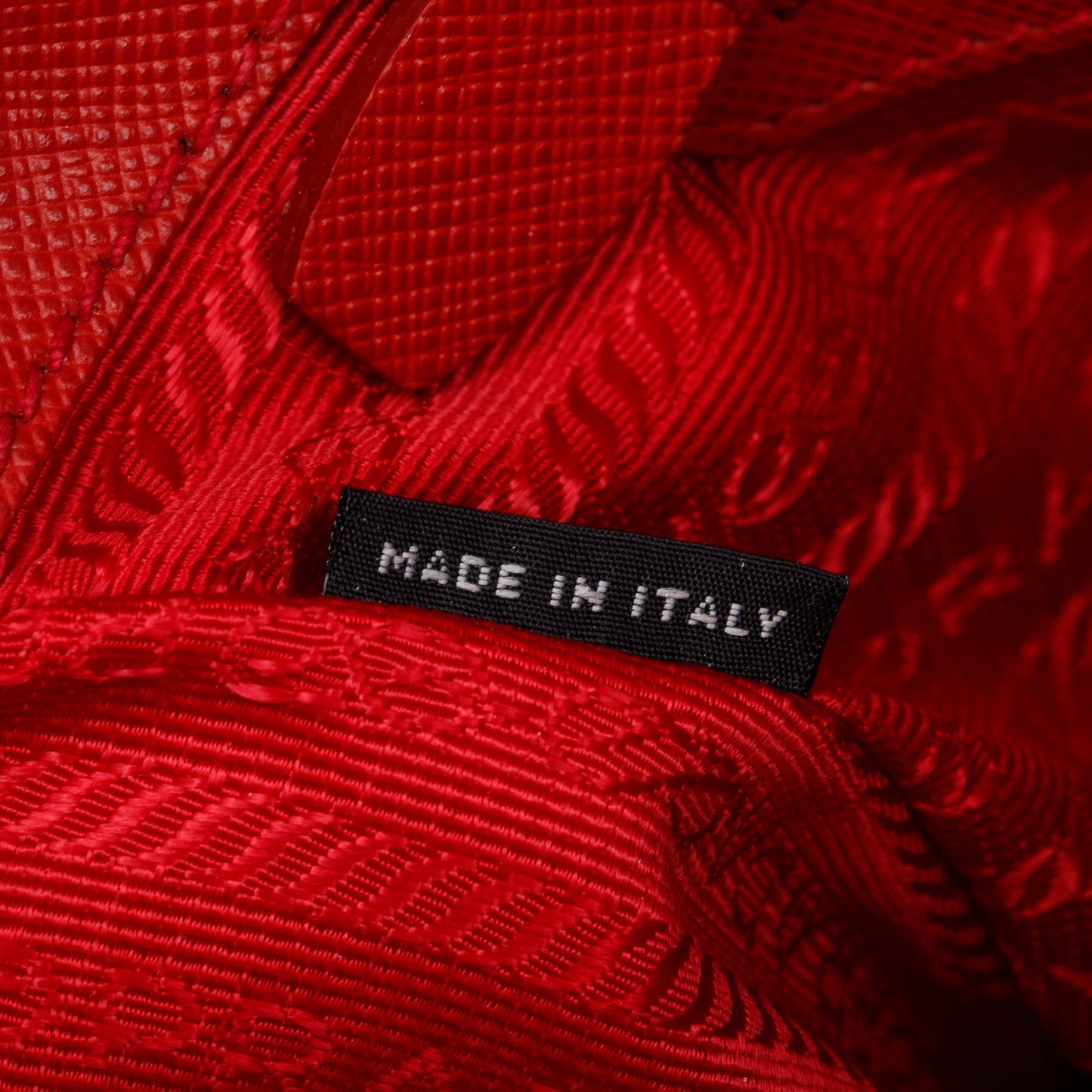 Prada Red Saffiano Lux Medium Double Zip Galleria Tote
