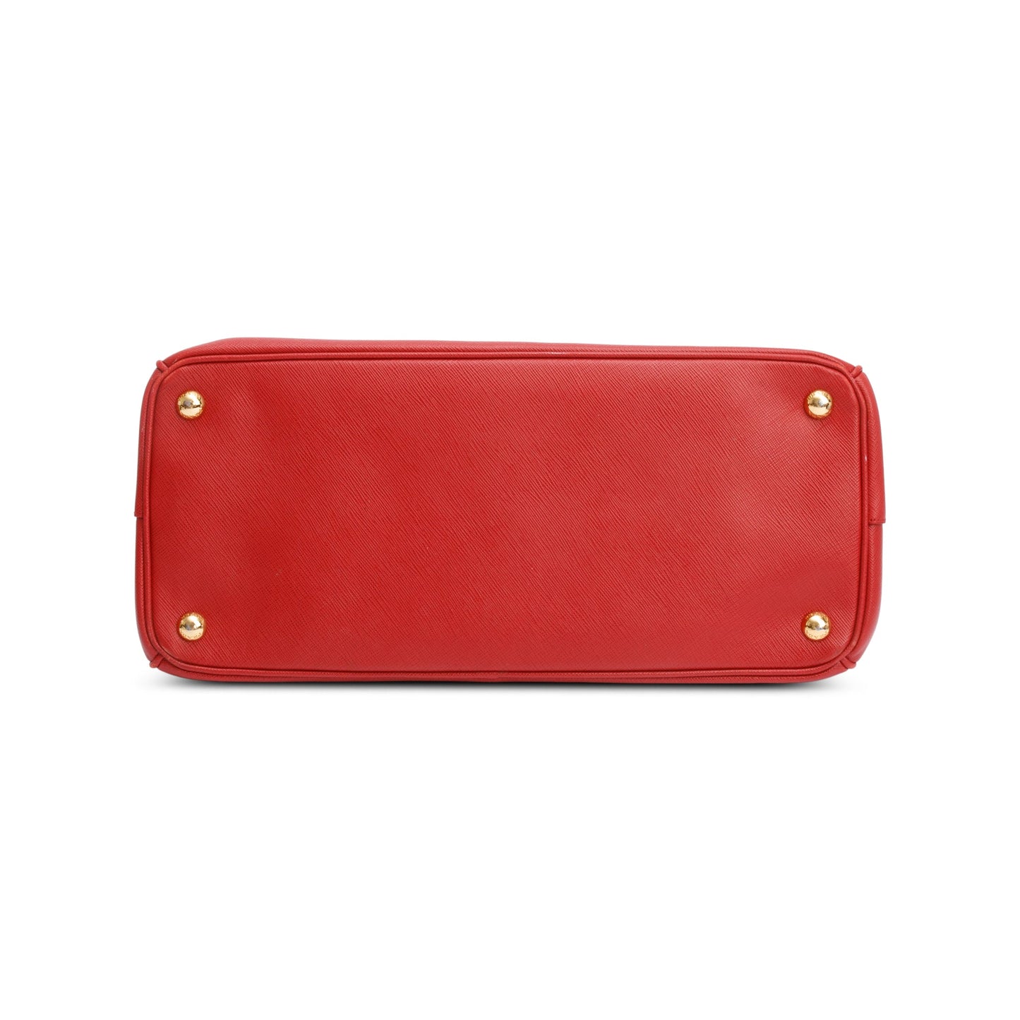 Prada Red Saffiano Lux Medium Double Zip Galleria Tote