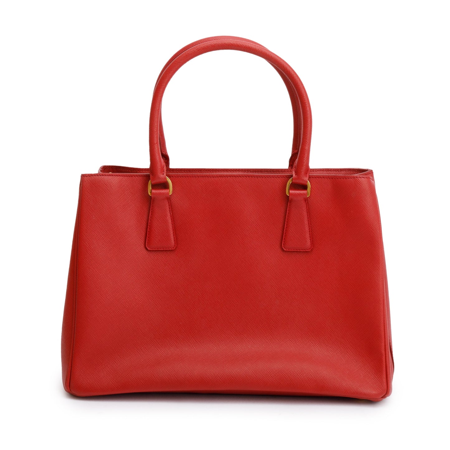 Prada Red Saffiano Lux Medium Galleria Tote