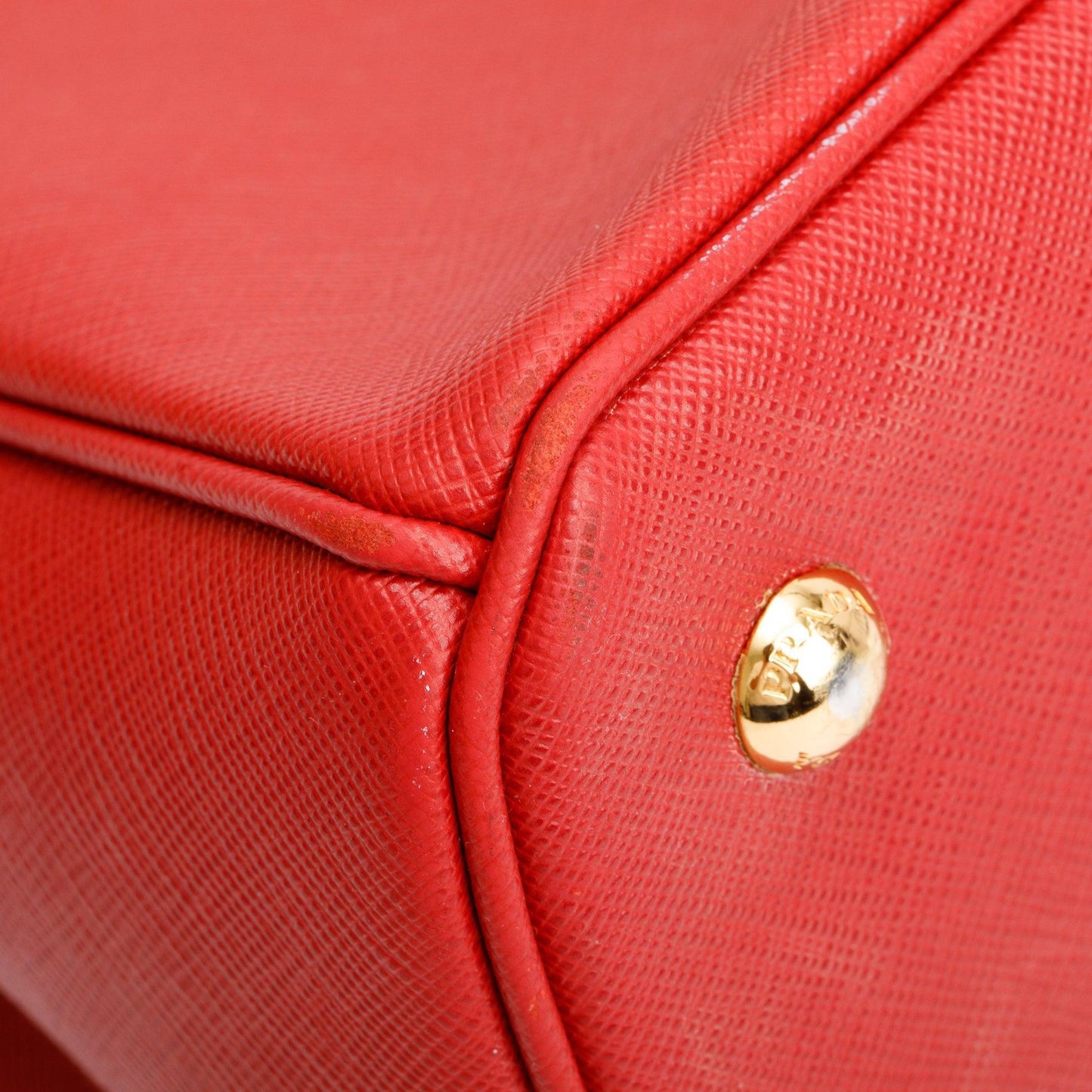 Prada Red Saffiano Lux Medium Galleria Tote