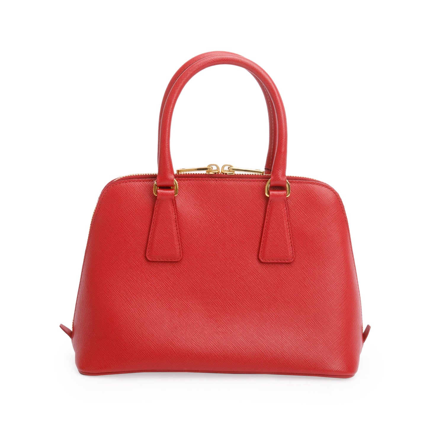 Prada Red Saffiano Lux Small Promenade Tote