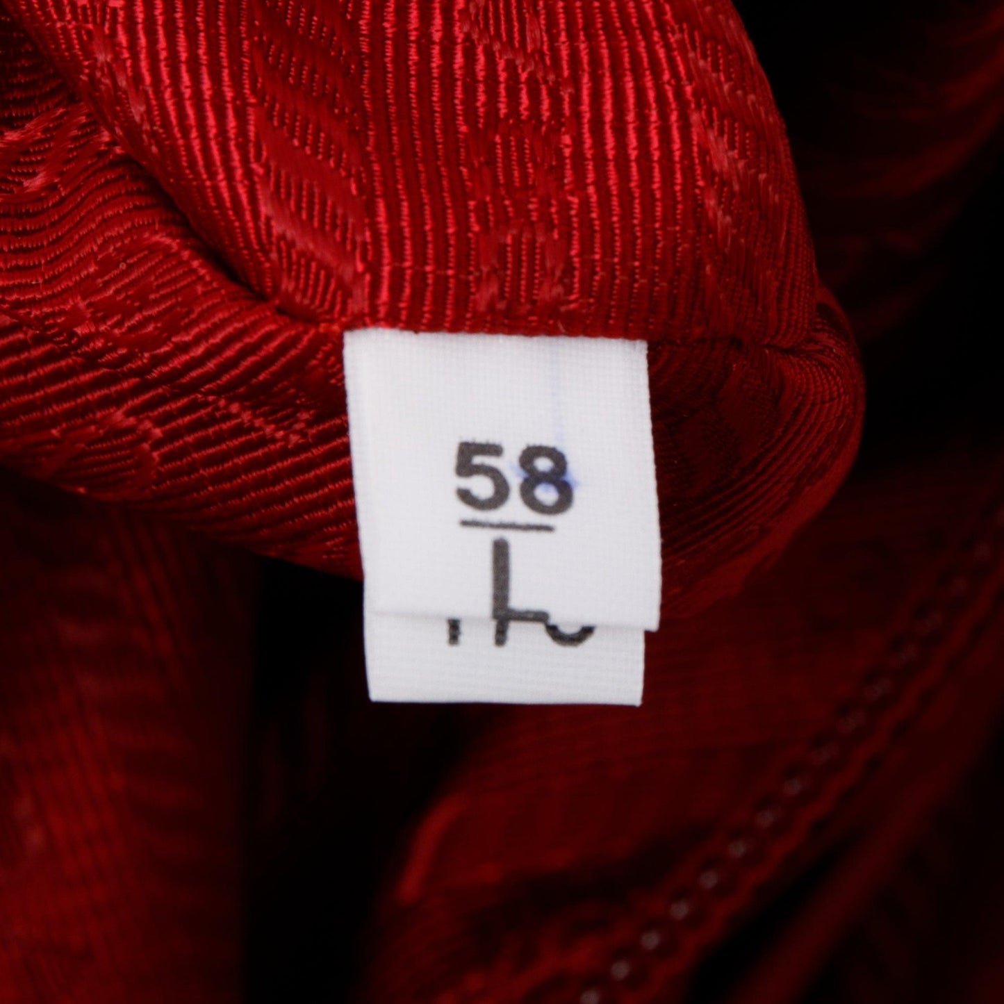 Prada Red Saffiano-Trimmed Vela Tote
