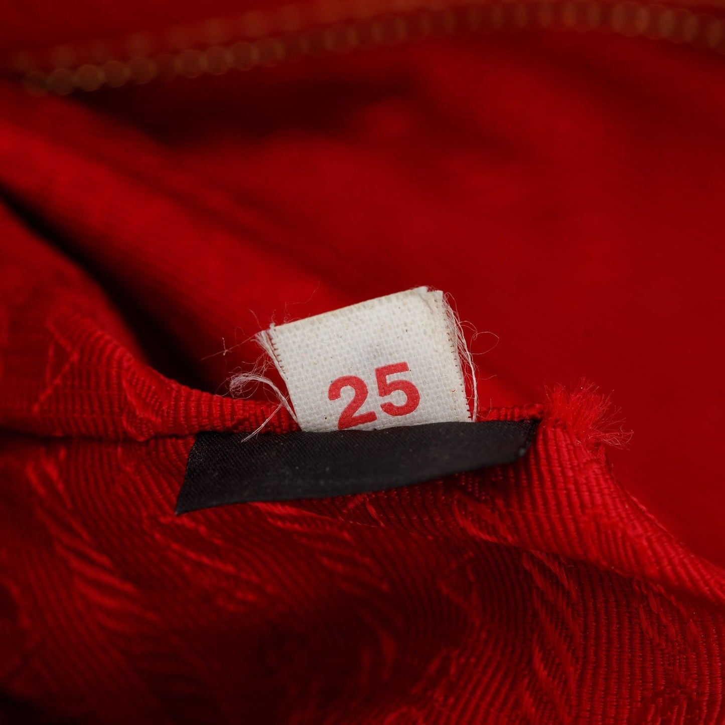 Prada Red Vitello Daino Shoulder Bag