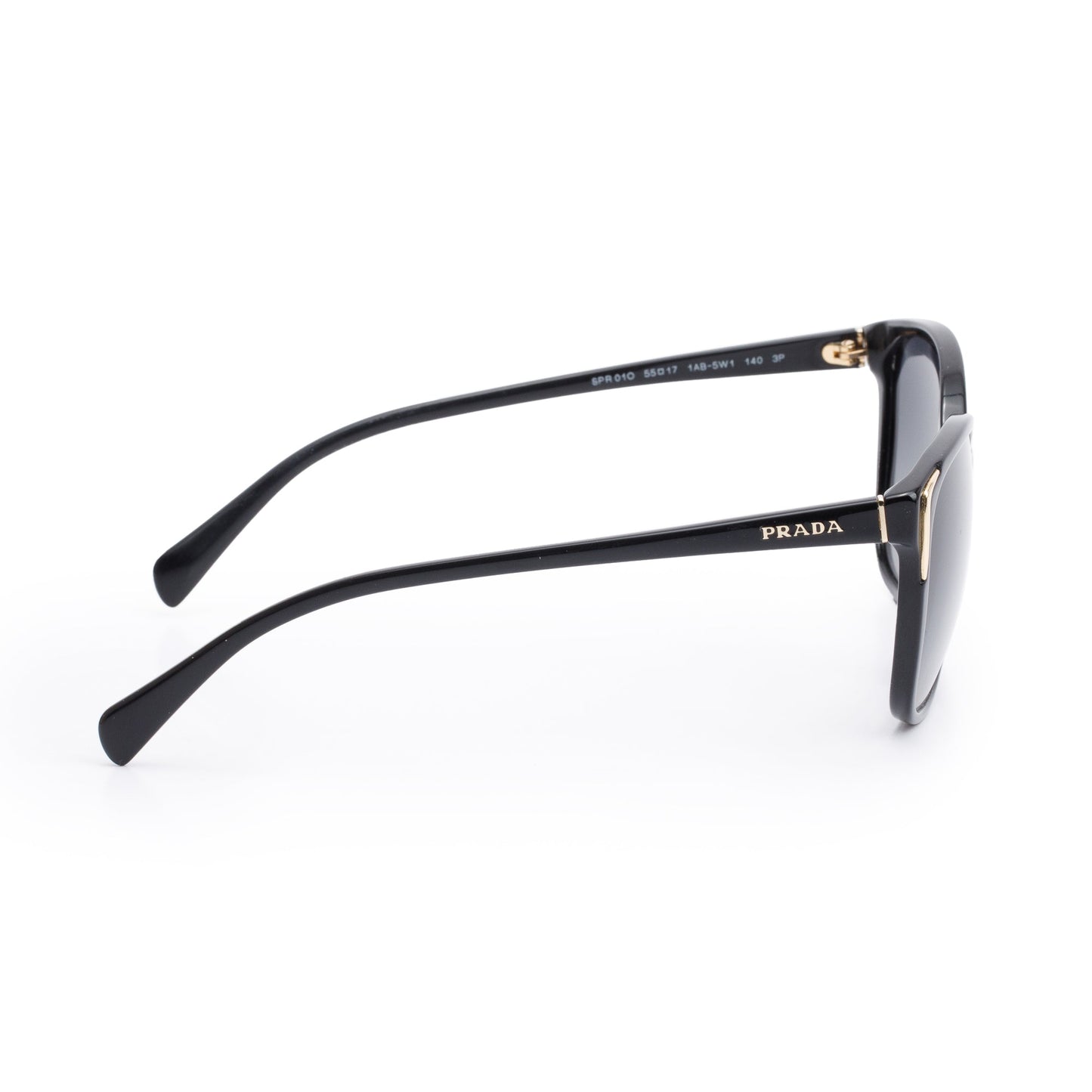 Prada SPR 01O Black Acetate Gradient Sunglasses