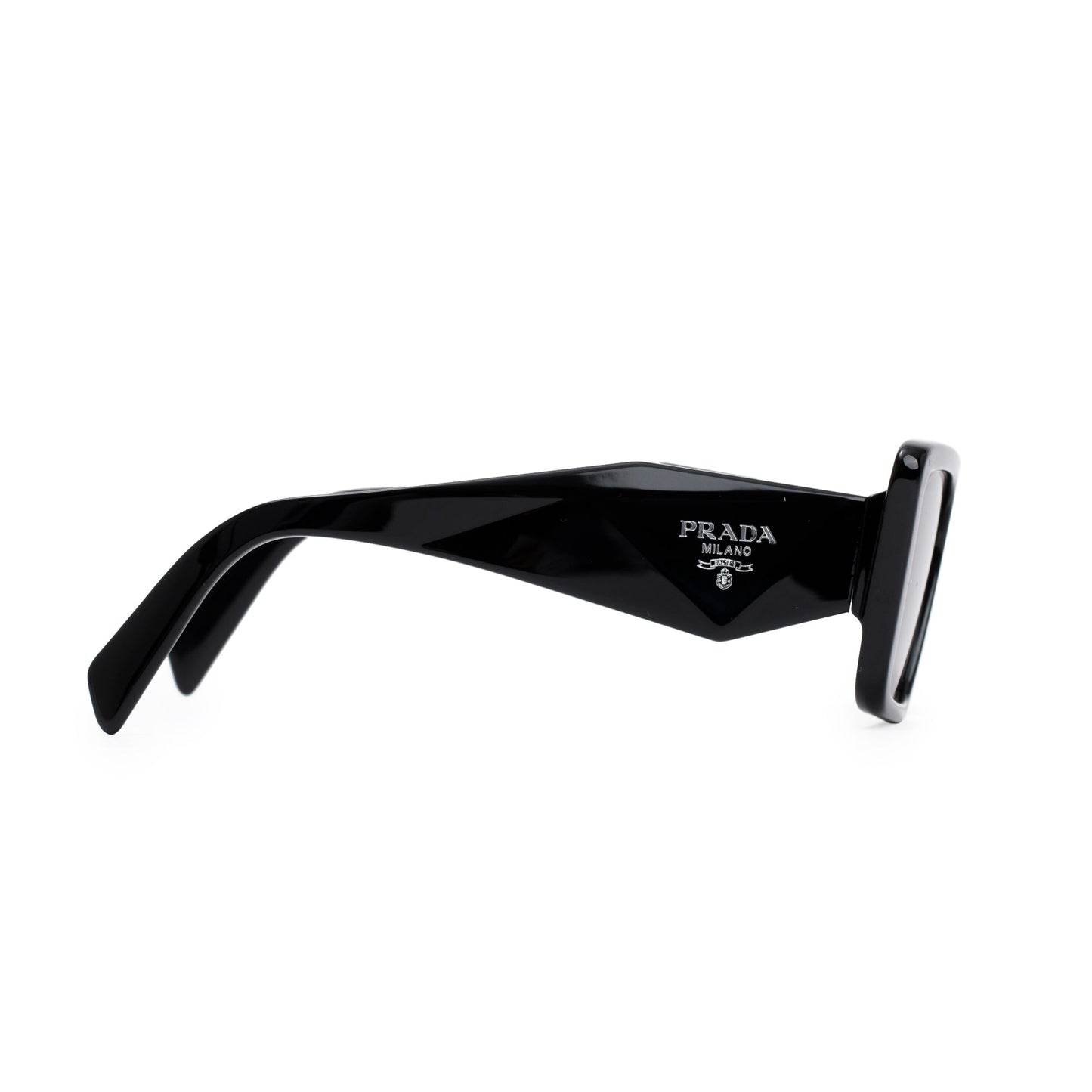 Prada SPR 08Y Black Acetate Symbole Sunglasses