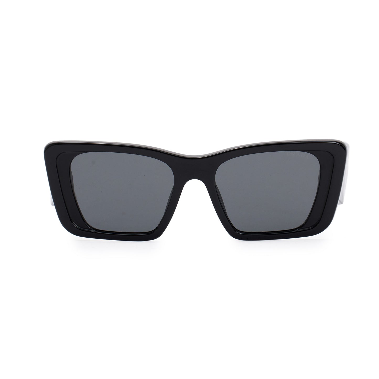 Prada SPR 08Y Black Acetate Symbole Sunglasses