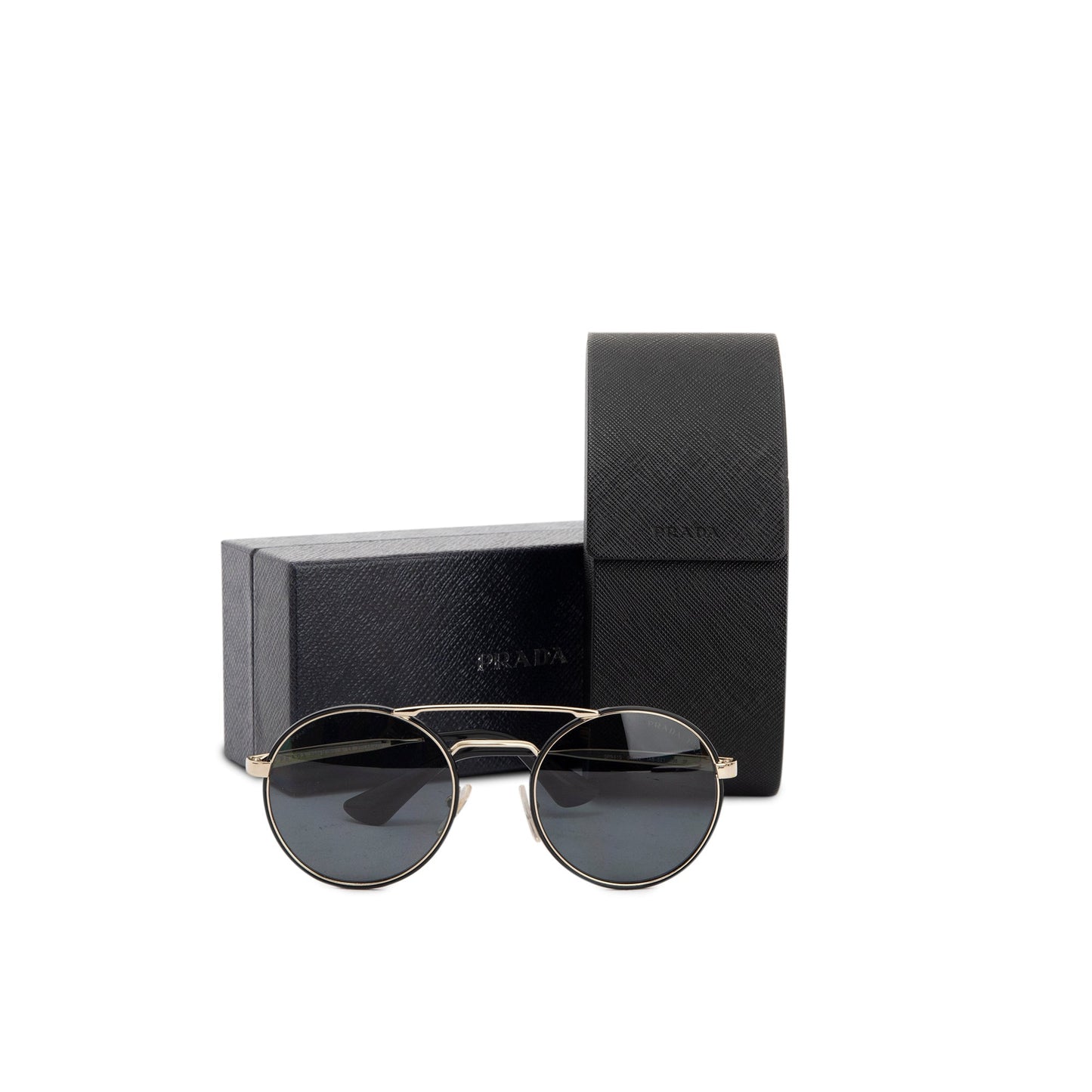 Prada SPR 51S Round Sunglasses