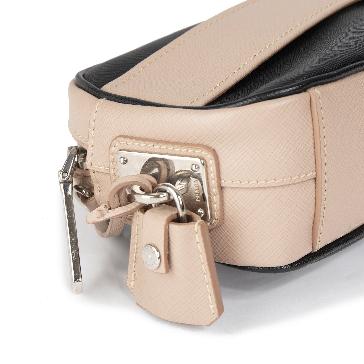 Prada Saffiano Buckle Crossbody Bag