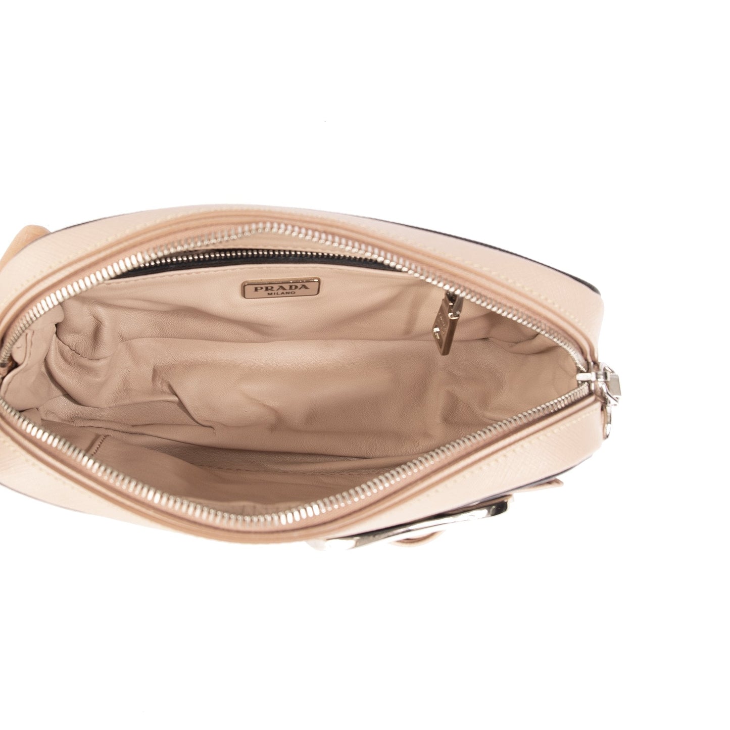 Prada Saffiano Buckle Crossbody Bag