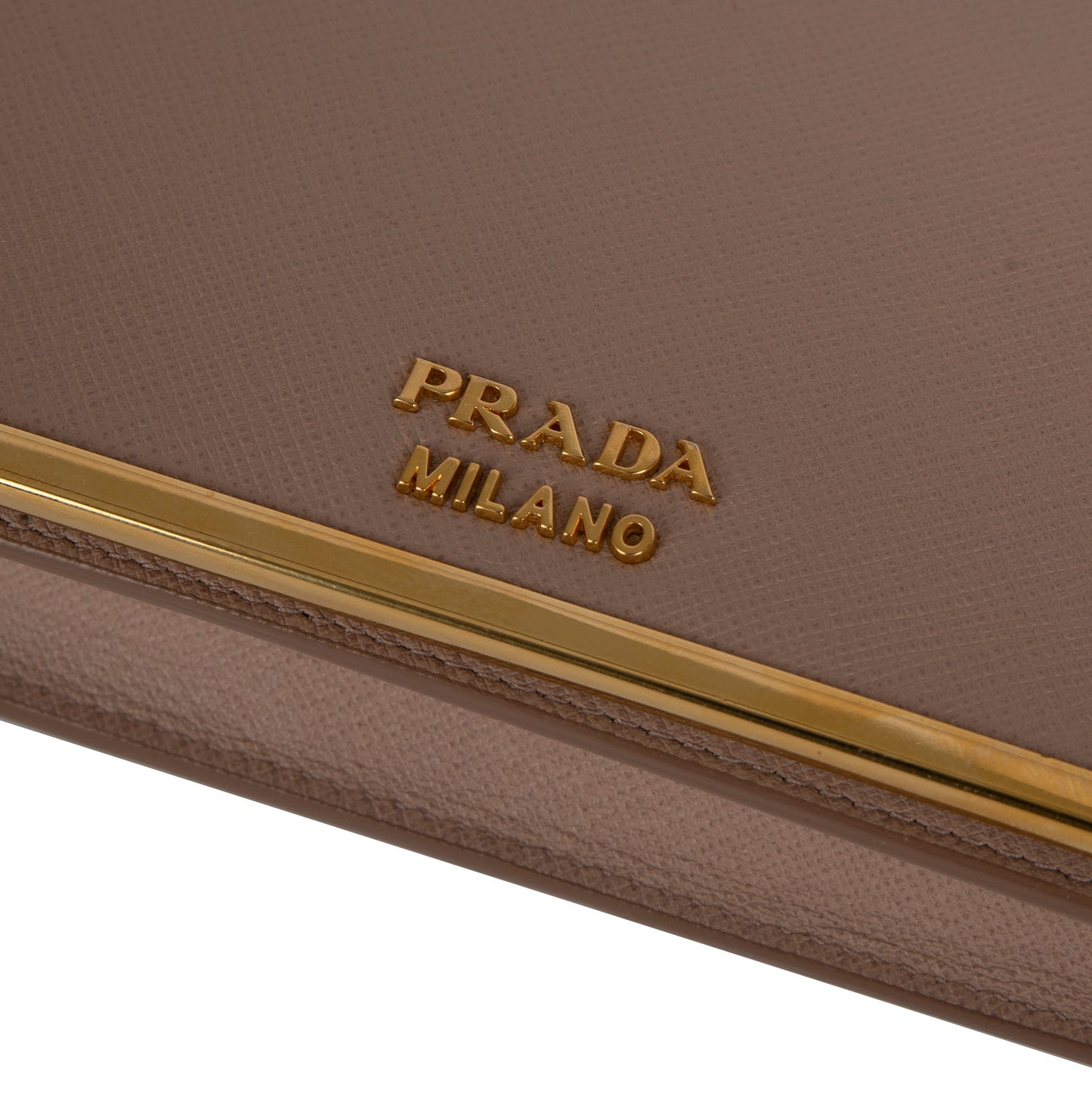 Prada Saffiano Cahier Wallet on Chain