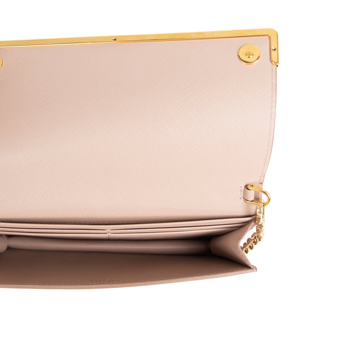 Prada Saffiano Cahier Wallet on Chain