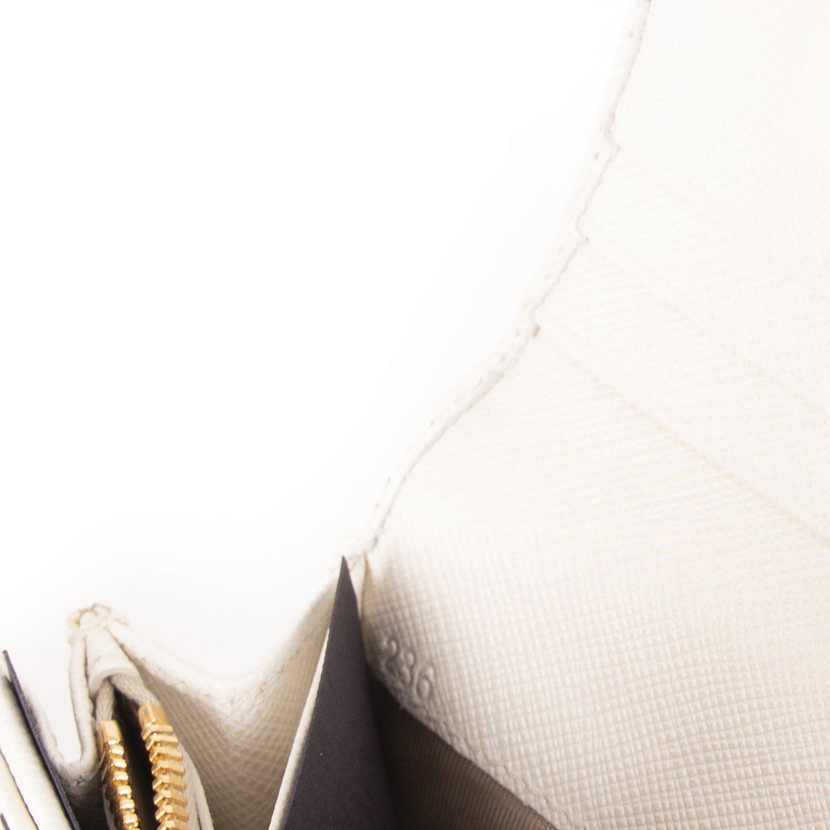 Prada Saffiano Leather Continental Wallet