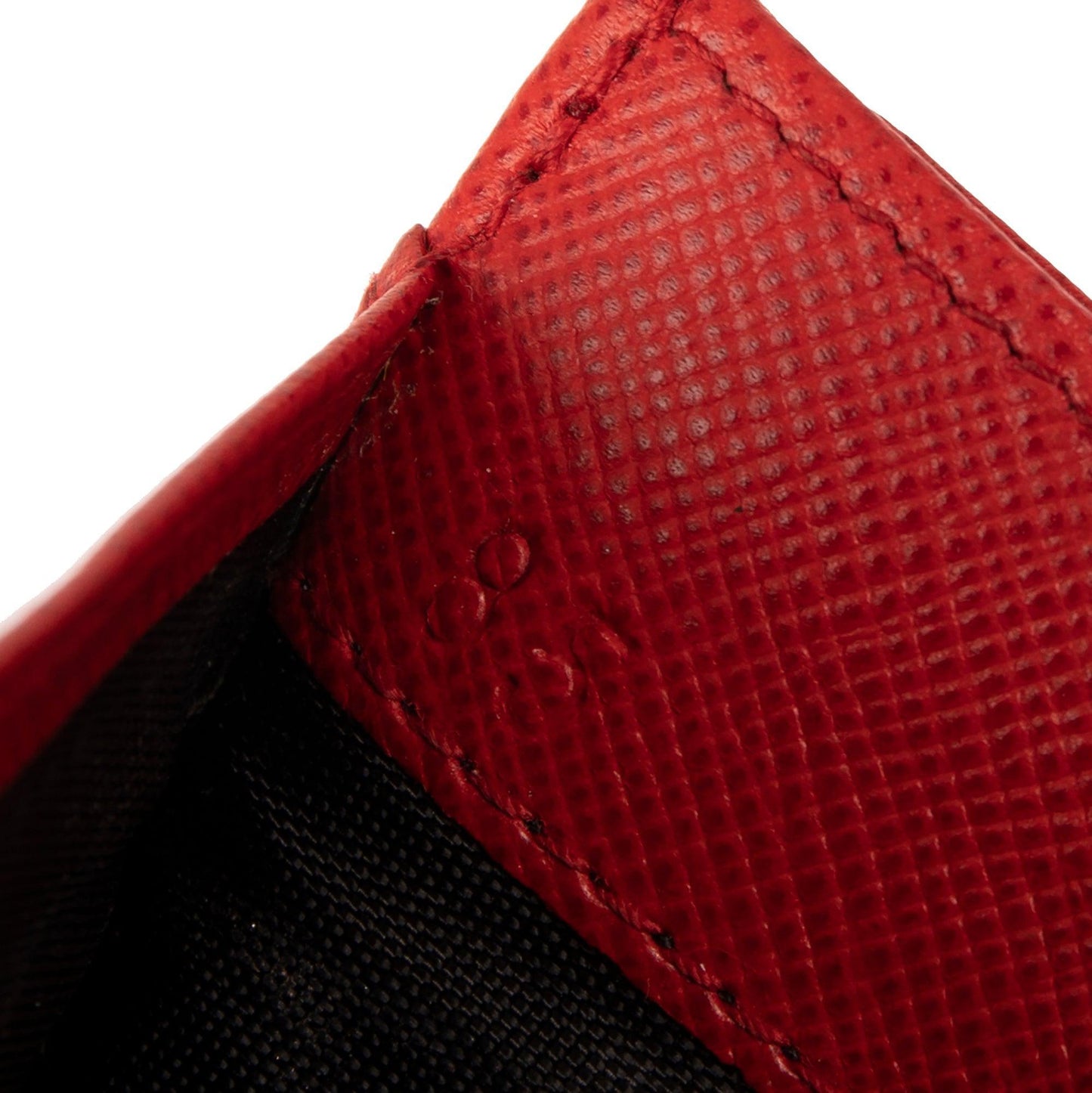 Prada Saffiano Lux Leather Card Holder