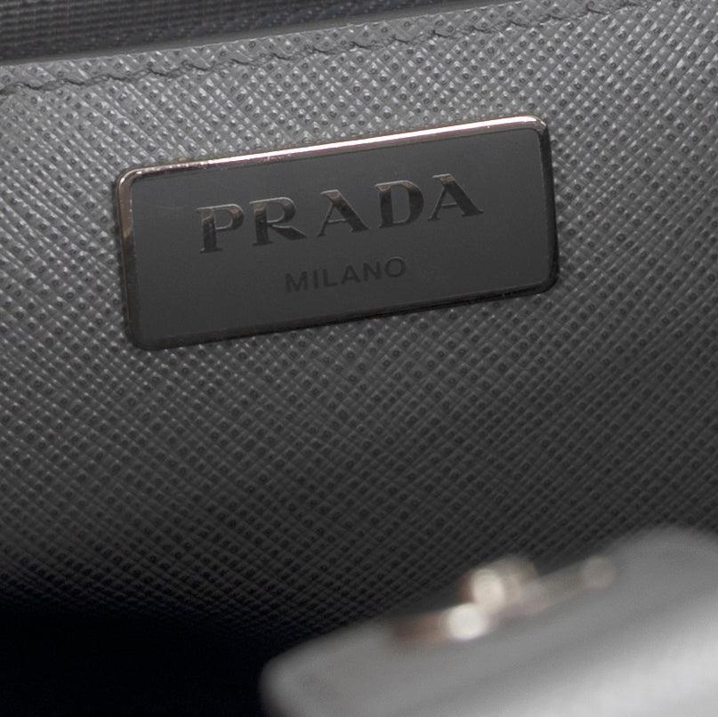 Prada Saffiano Lux Open Promenade Dome Tote