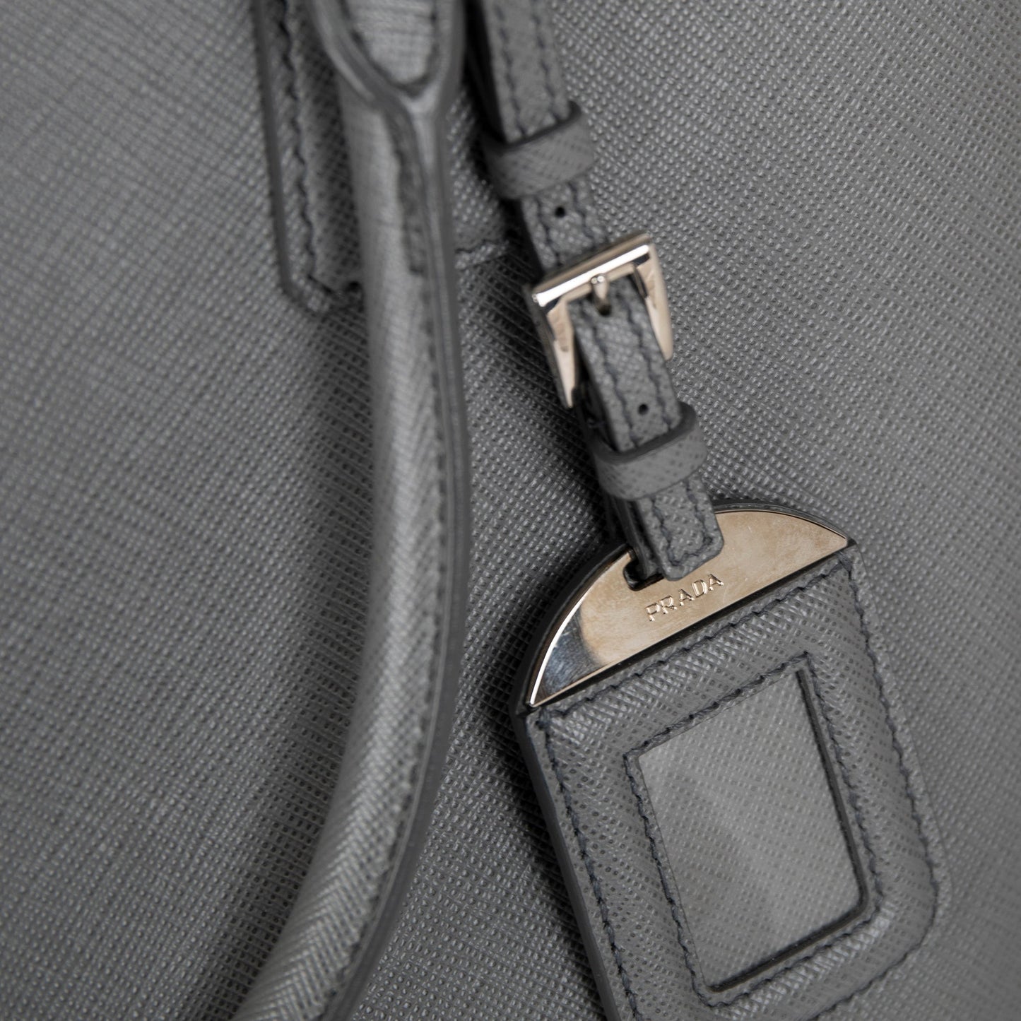 Prada Saffiano Lux Open Promenade Dome Tote
