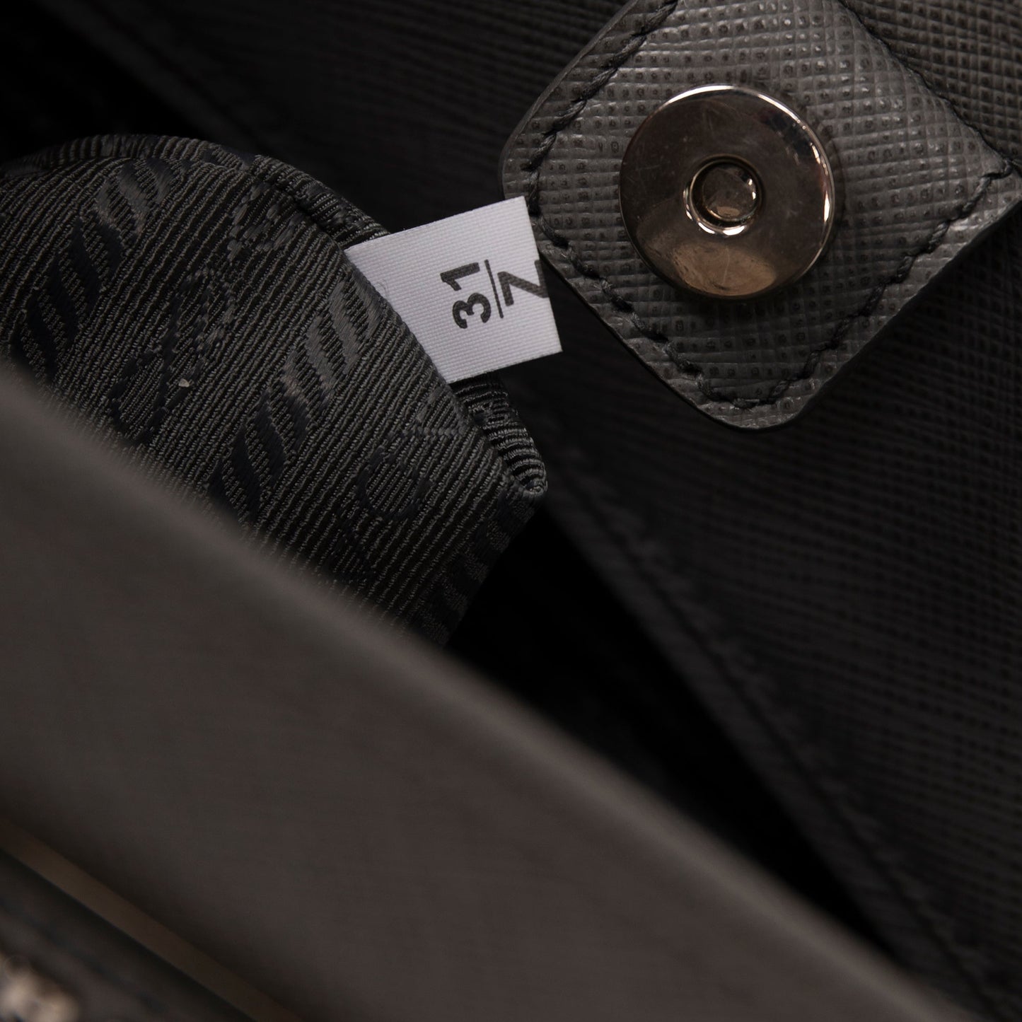 Prada Saffiano Lux Open Promenade Dome Tote