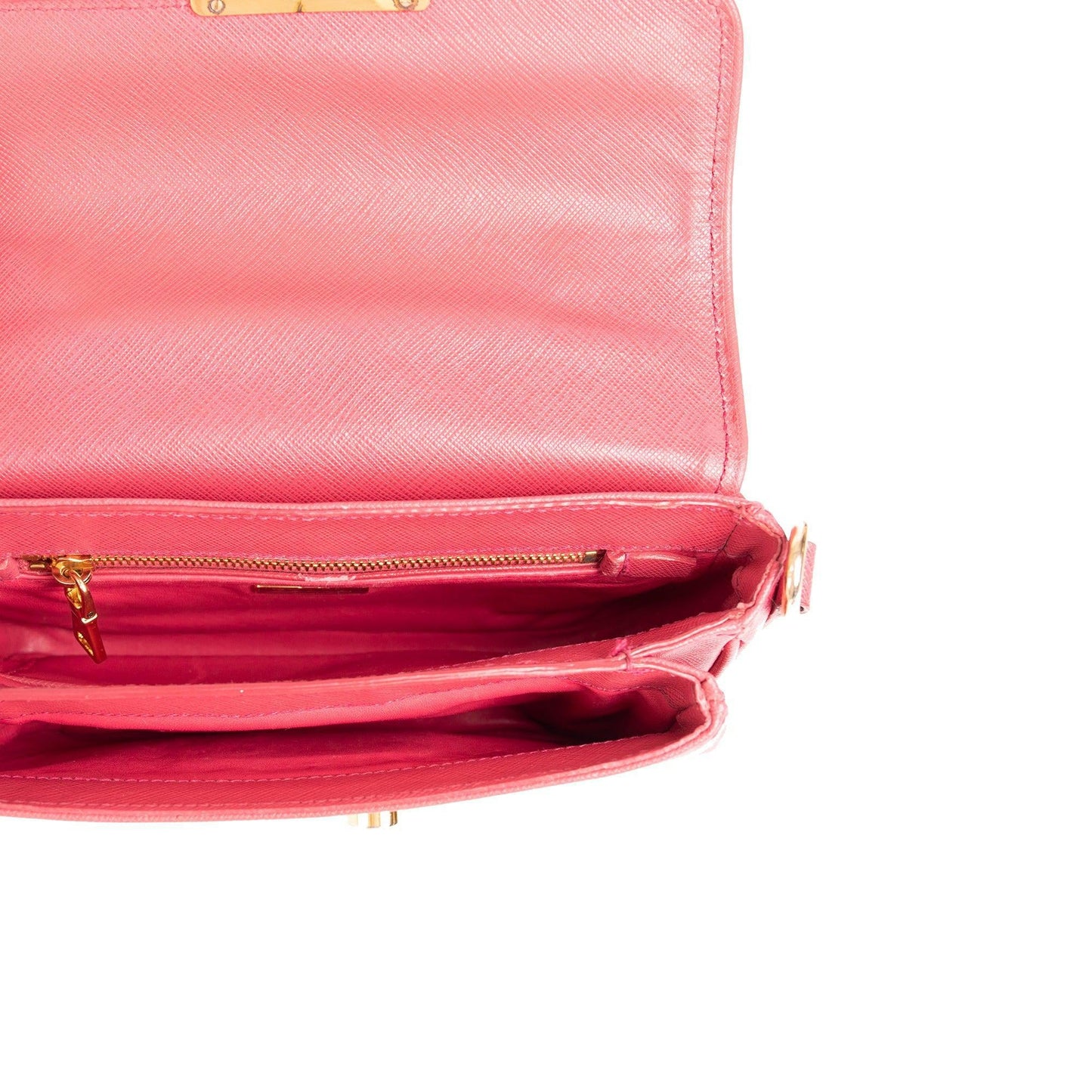 Prada Saffiano Lux Sound Crossbody Bag