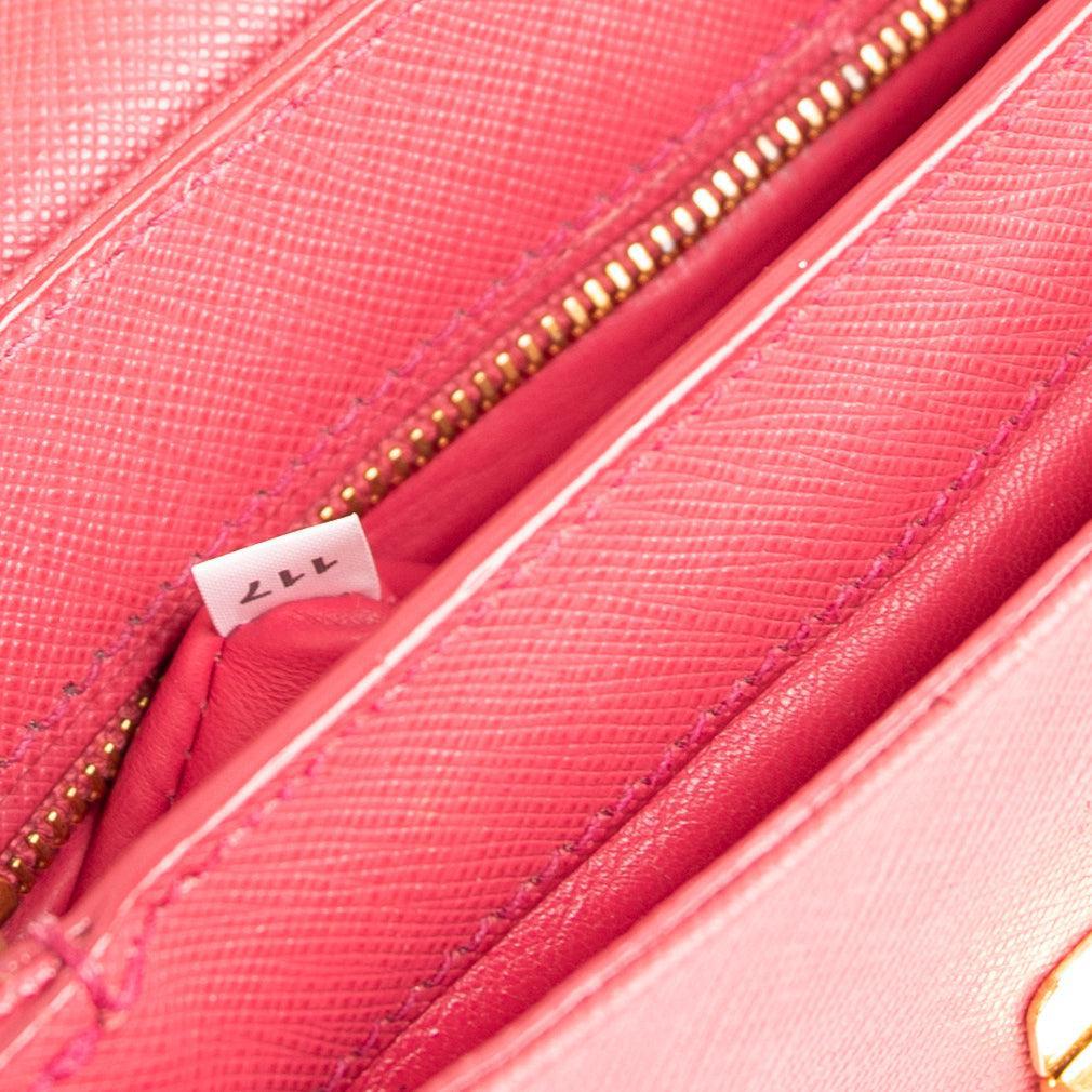 Prada Saffiano Lux Sound Crossbody Bag
