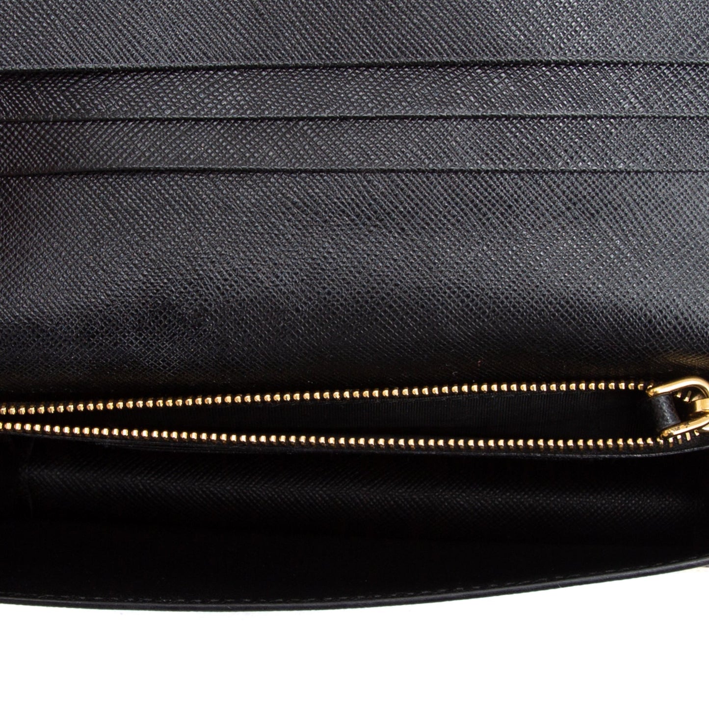 Prada Saffiano Lux Wallet on Chain