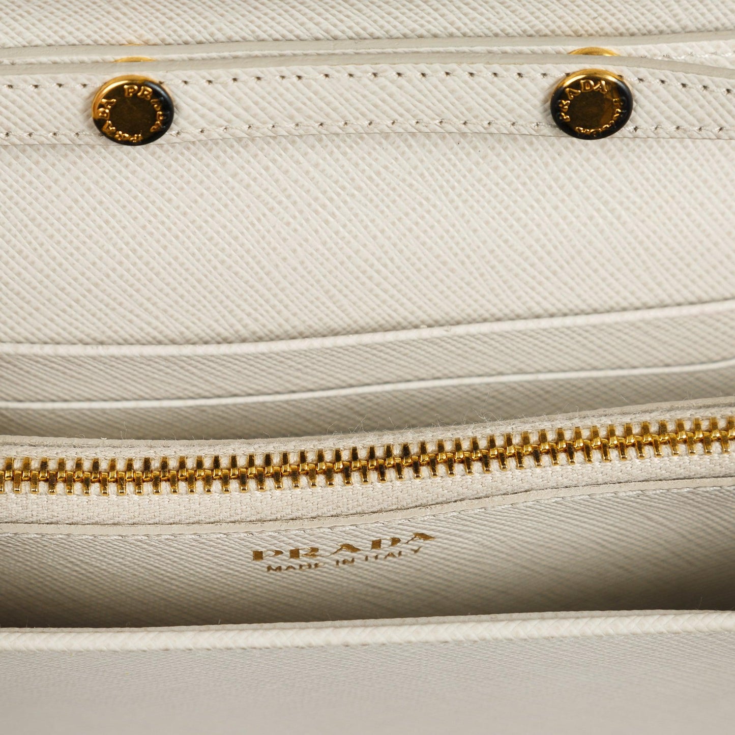 Prada Saffiano Lux Wallet on Chain