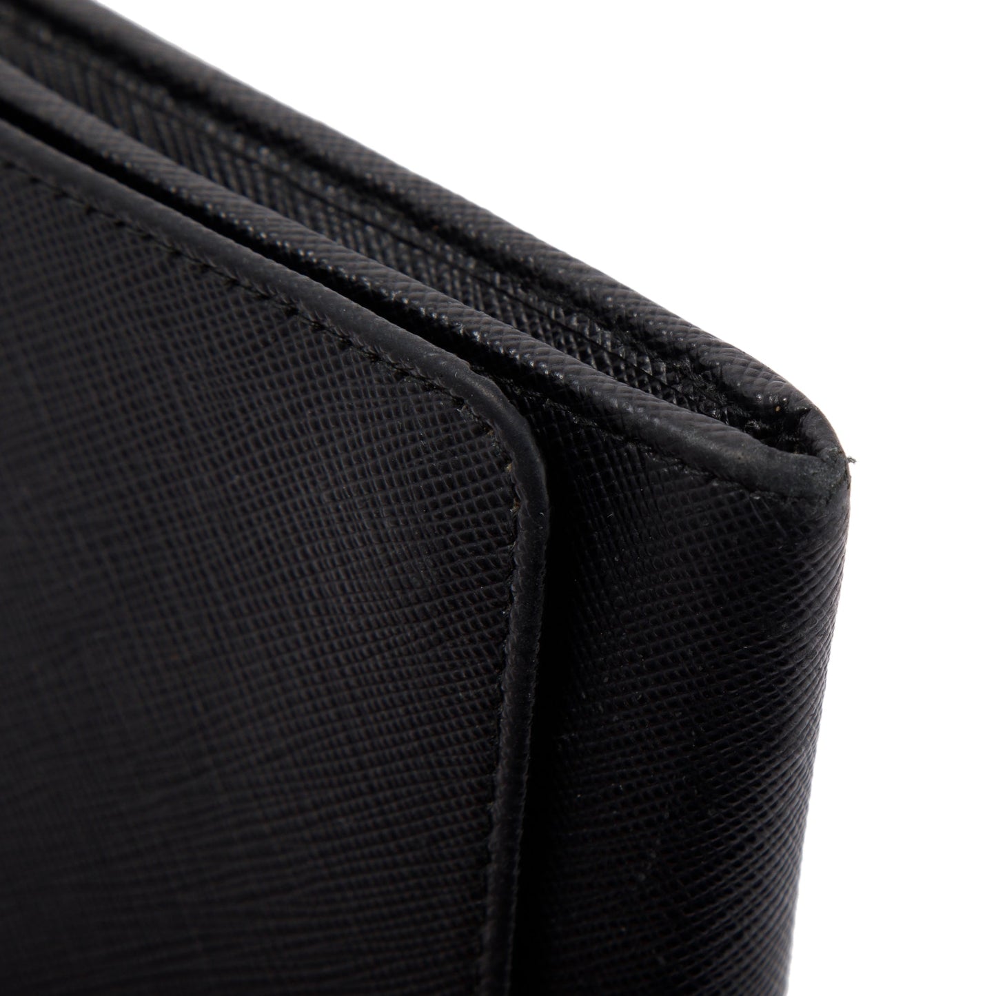 Prada Saffiano Lux Wallet on Chain