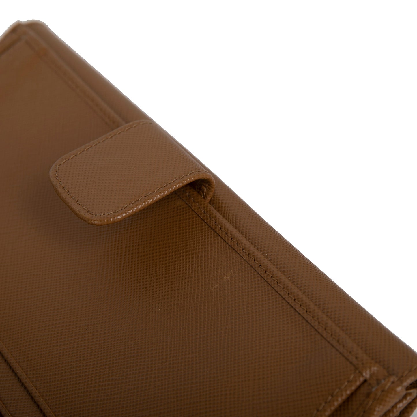 Prada Saffiano Metal Long Flap Wallet