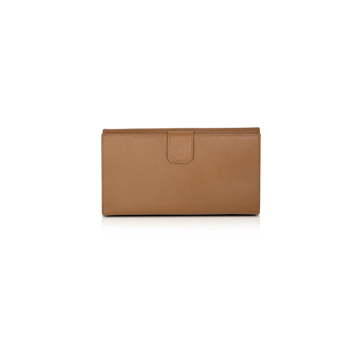 Prada Saffiano Metal Long Flap Wallet