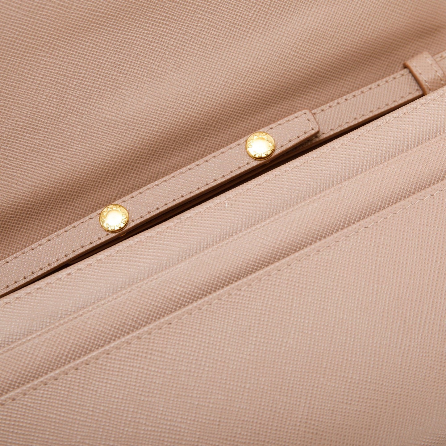 Prada Saffiano Metal Wallet on Chain