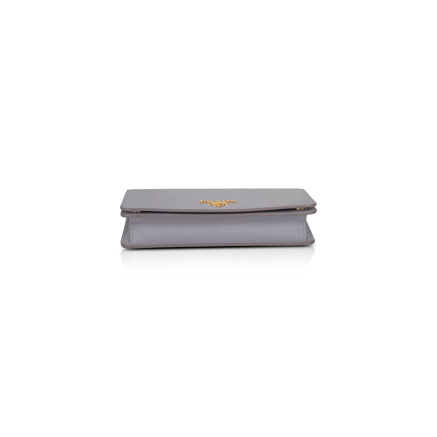 Prada Saffiano Metal Wallet on Chain