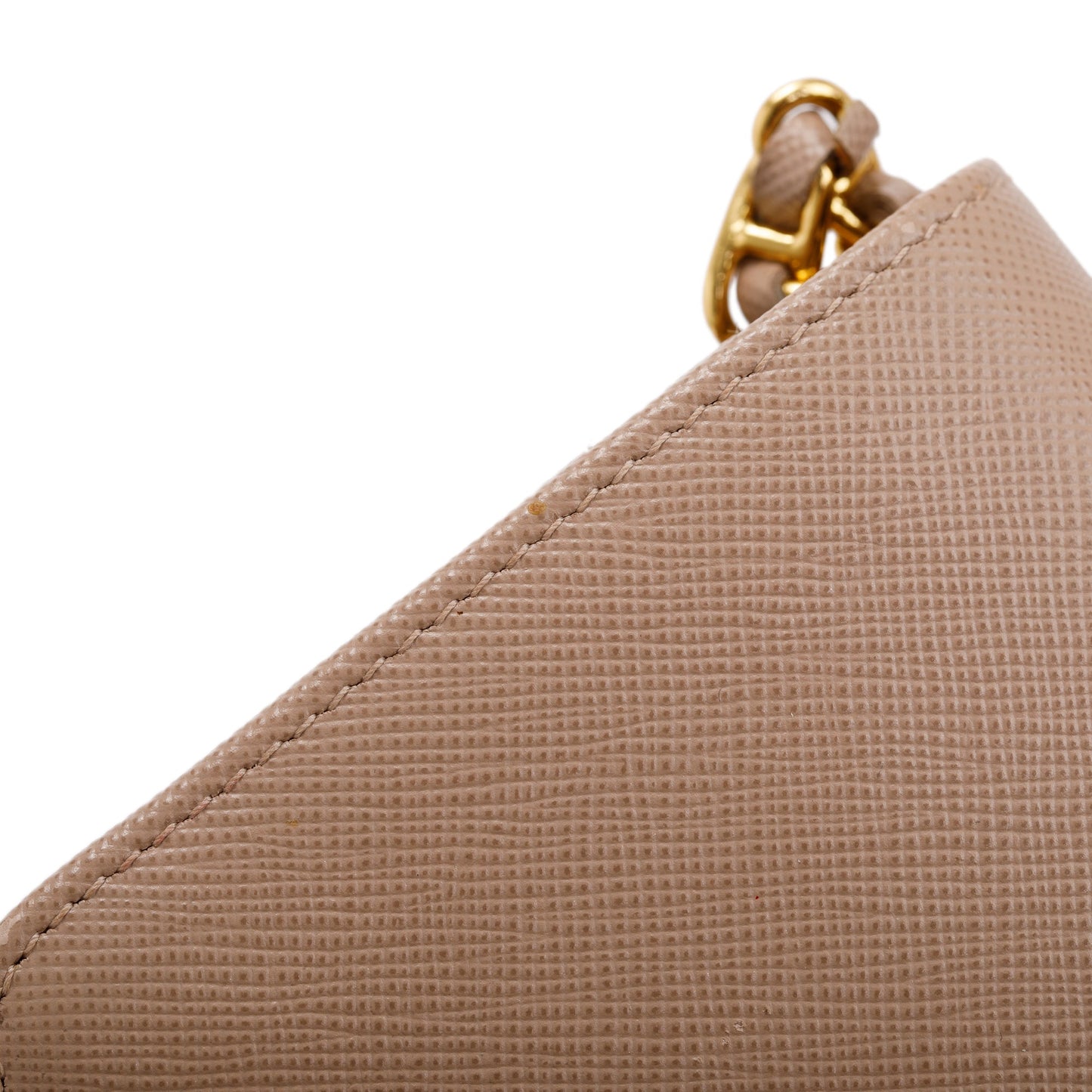 Prada Saffiano Metal Wallet on Chain