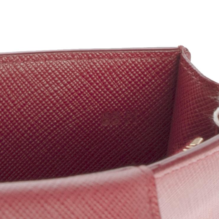 Prada Saffiano Phone Wristlet
