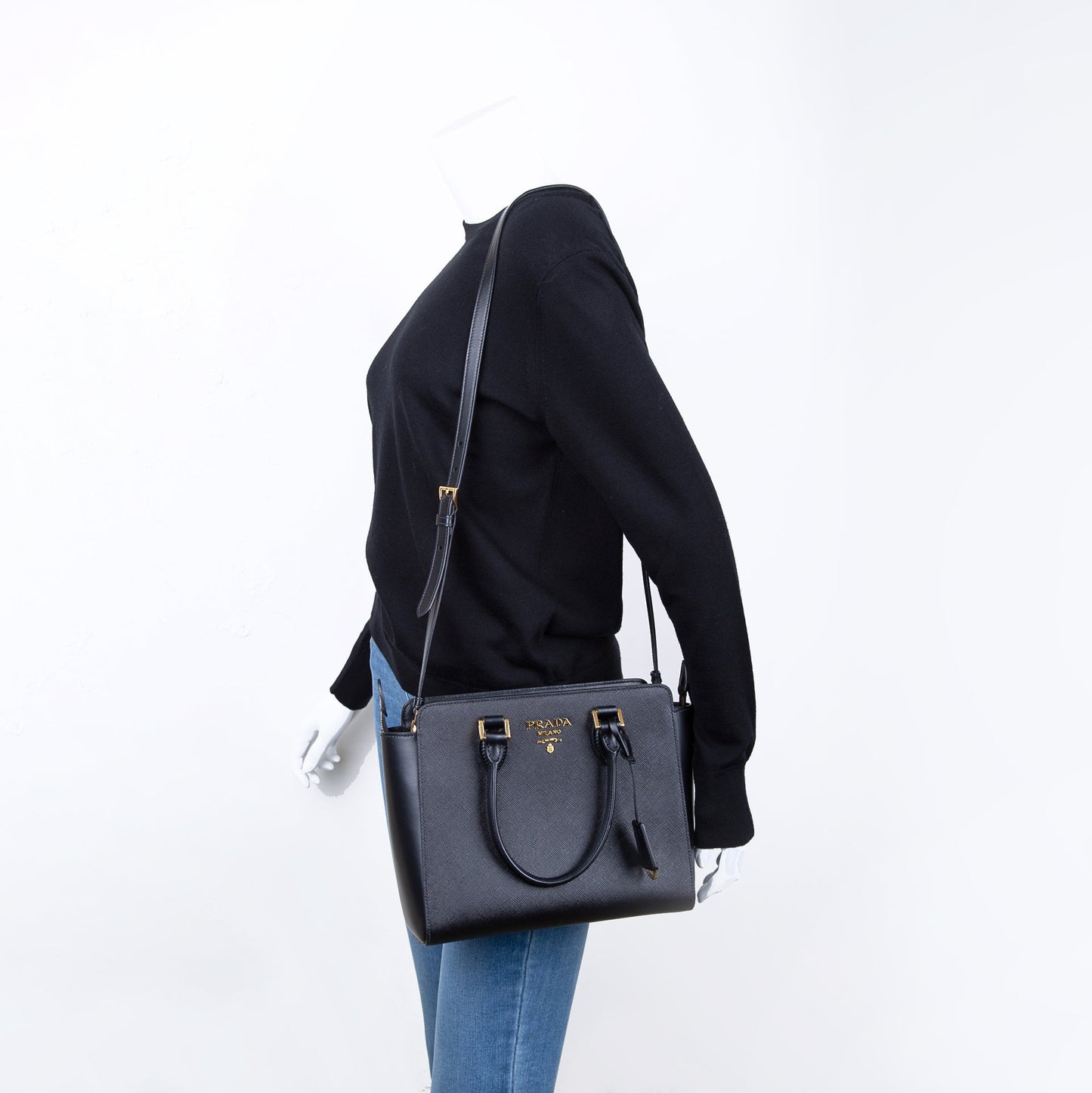 Prada Saffiano Soft Calf Leather Tote