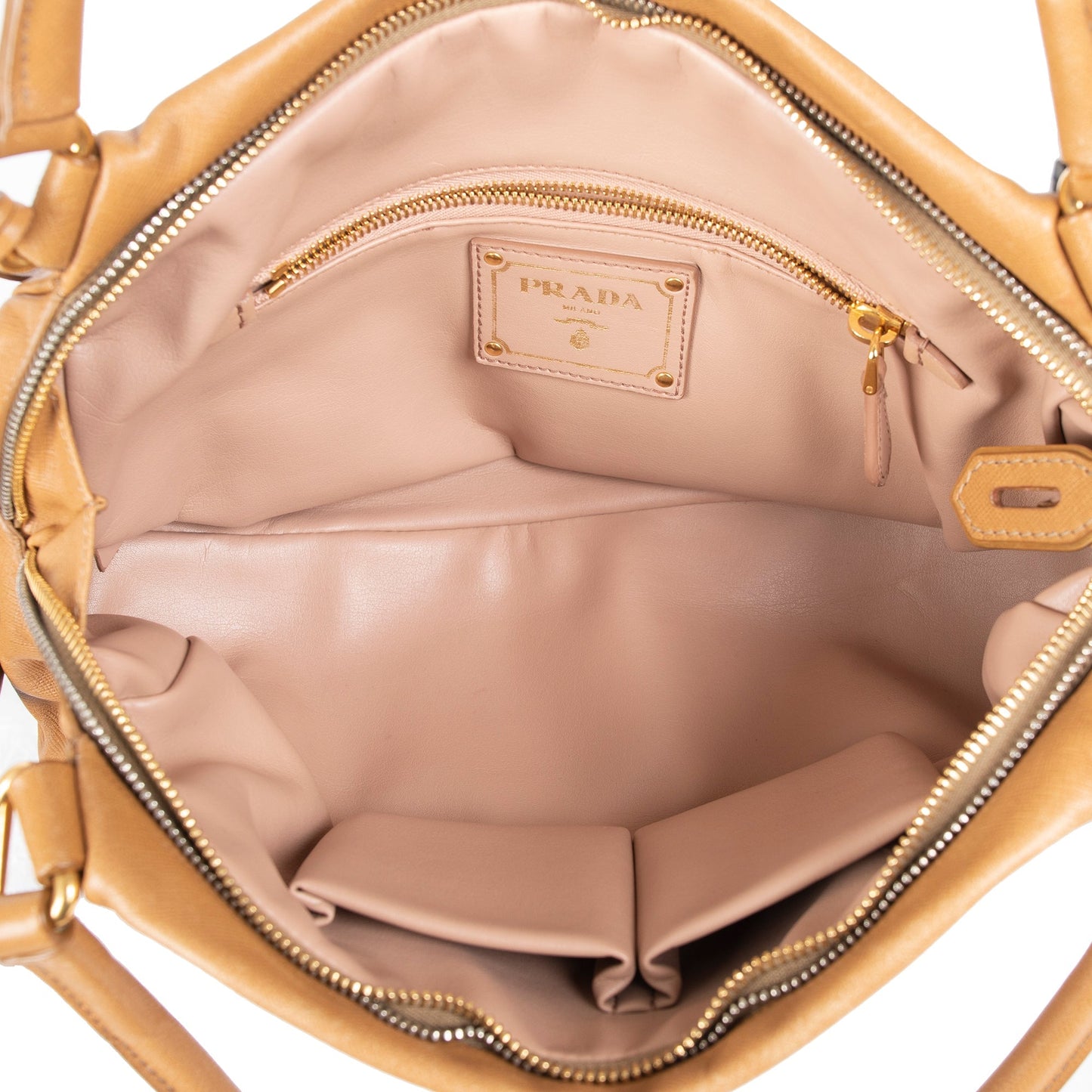 Prada Saffiano Soft Cipria Craquele Bag