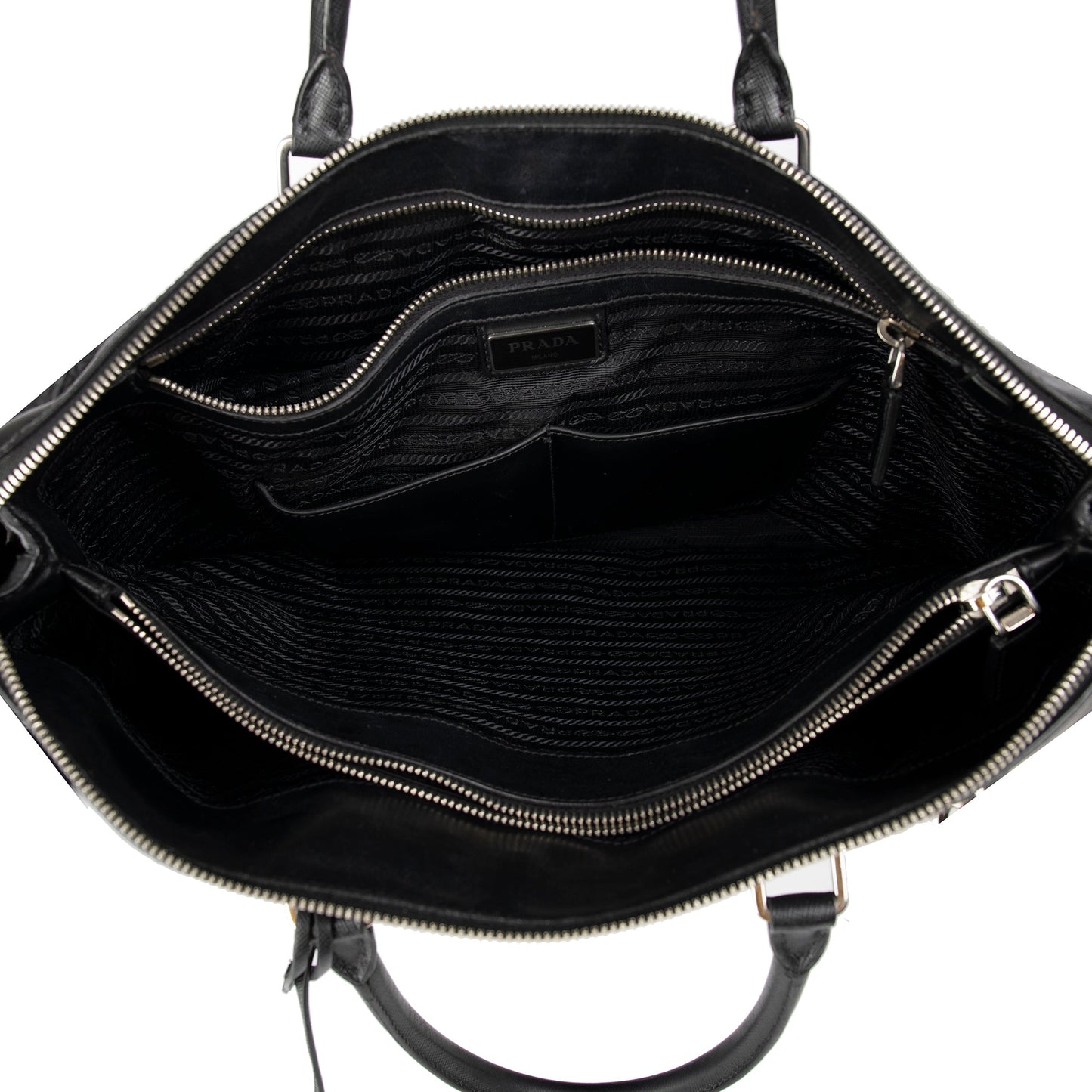 Prada Saffiano Travel Briefcase