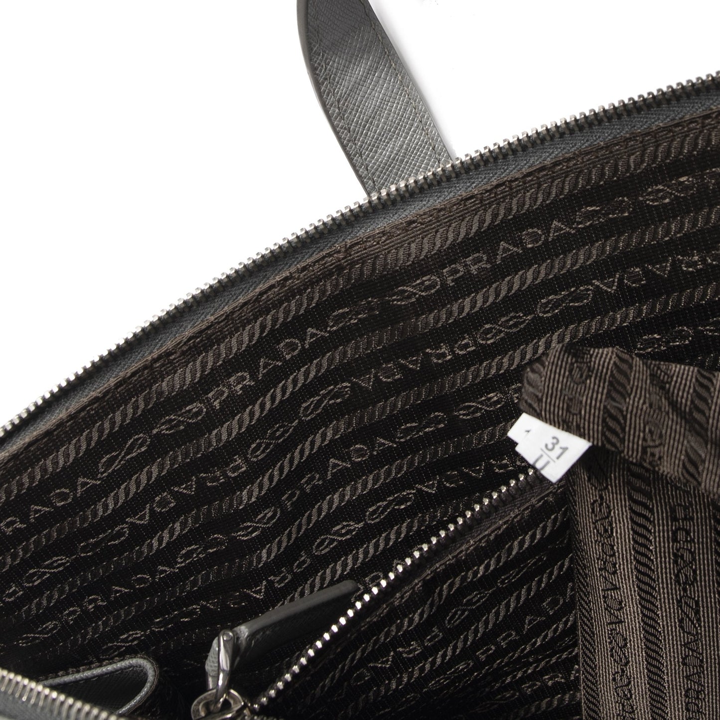 Prada Saffiano Travel Briefcase