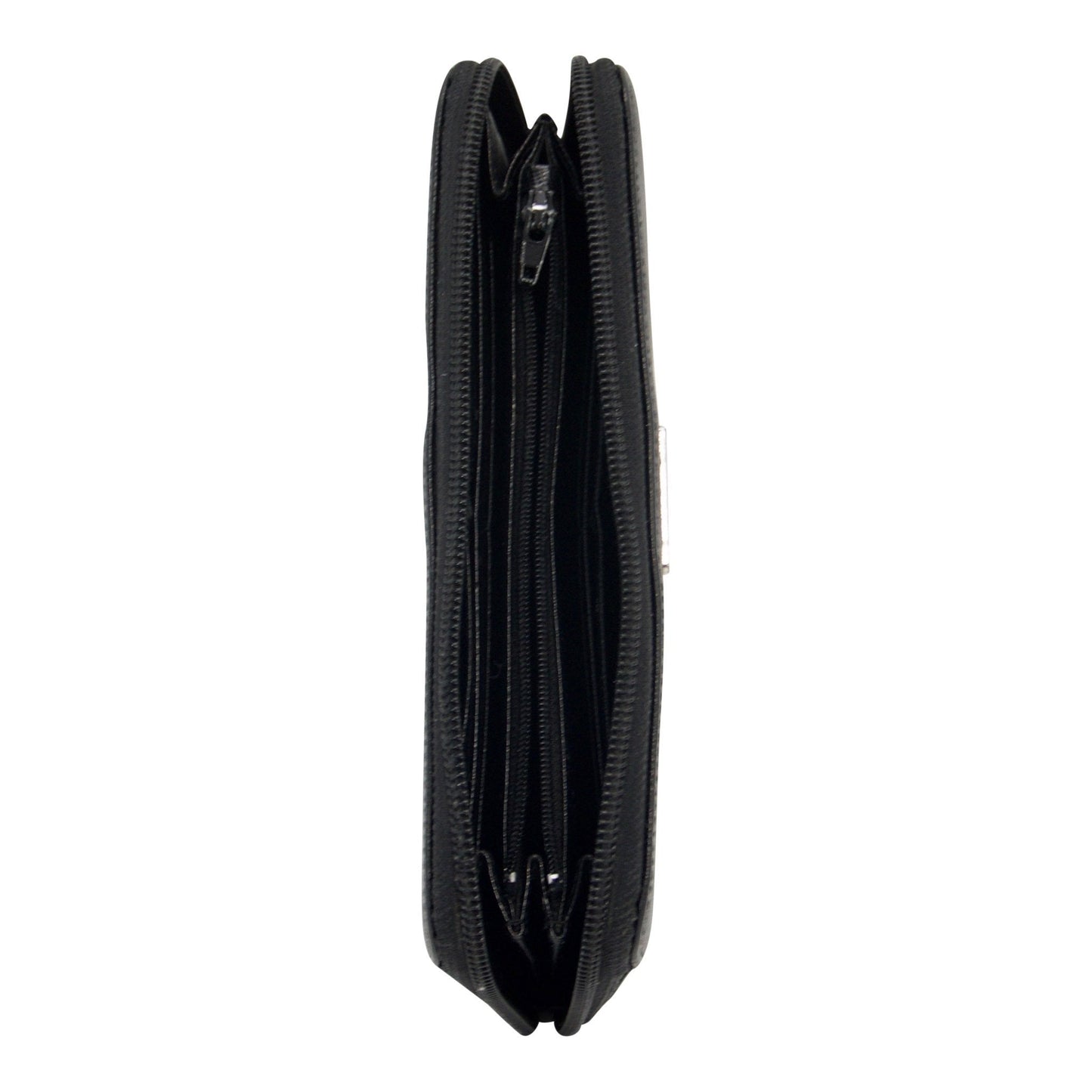 Prada Saffiano Zip Around Wallet