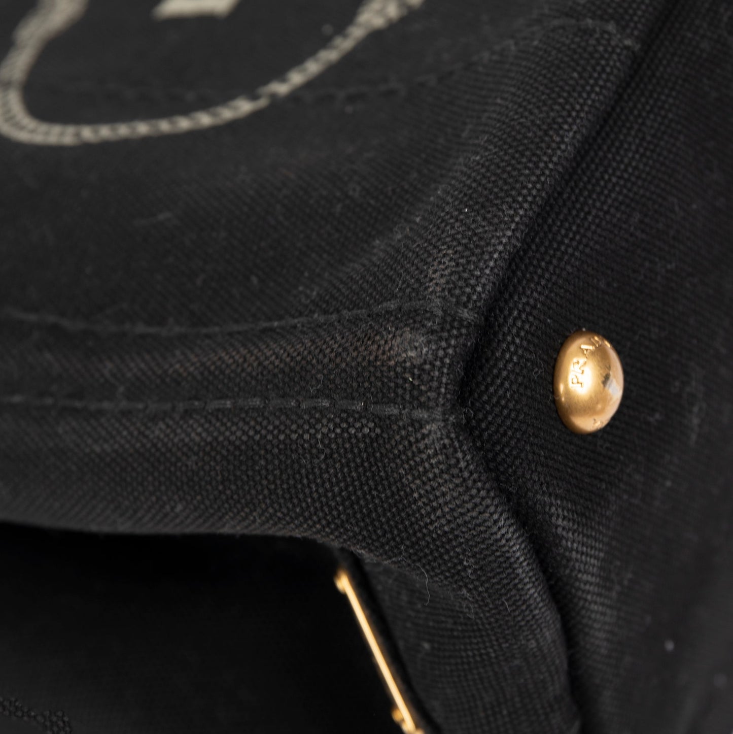Prada Small Canapa Logo Tote