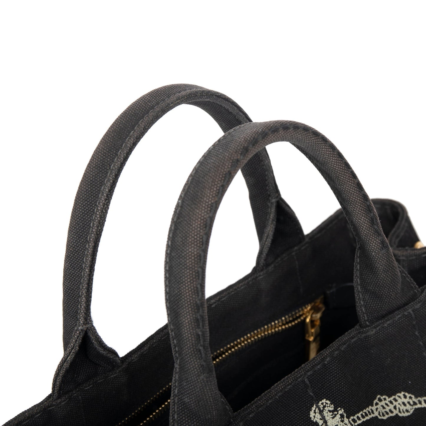 Prada Small Canapa Logo Tote
