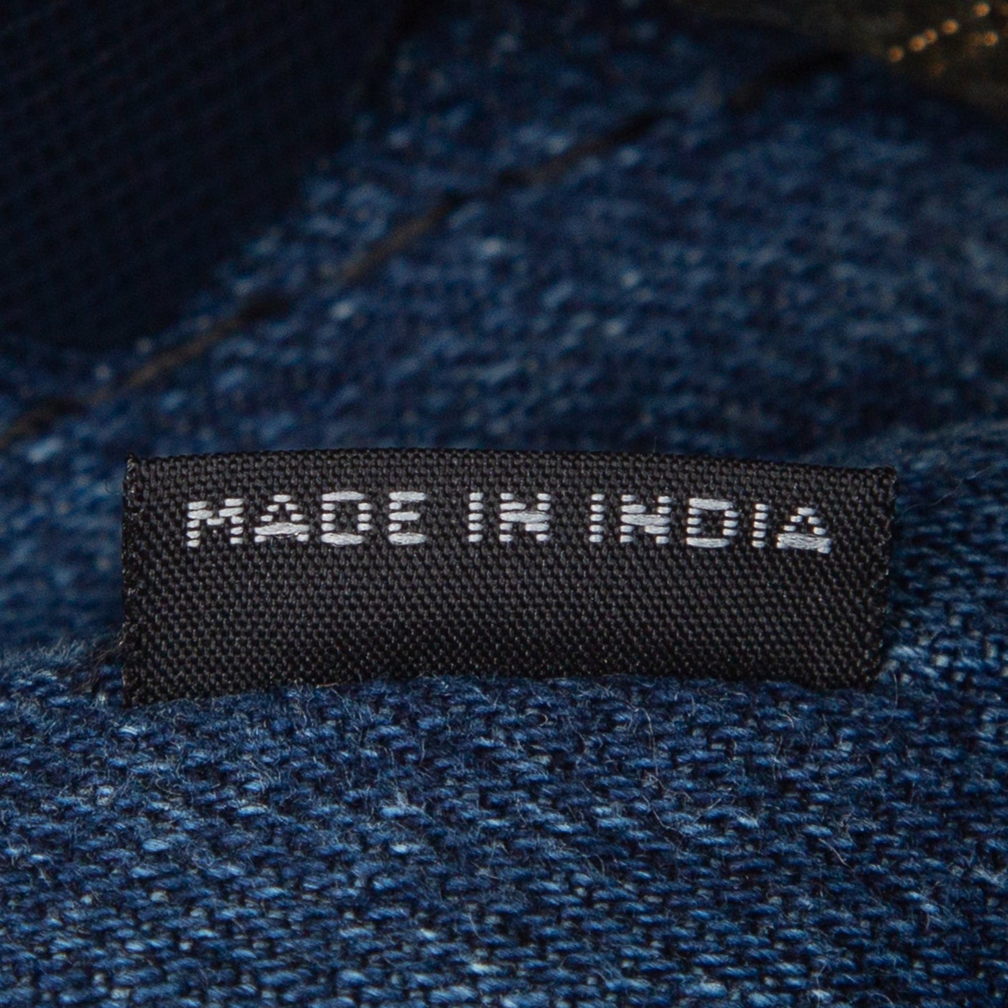 Prada Small Denim Canapa Logo Tote