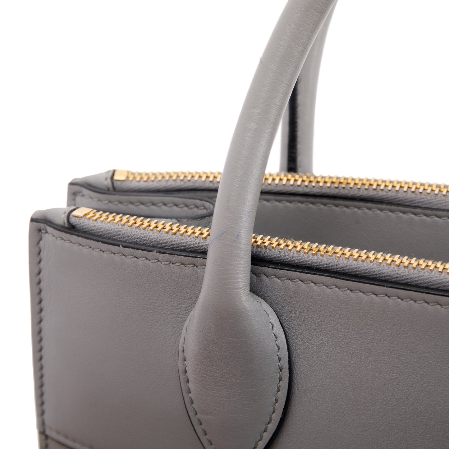 Prada Small Saffiano & City Calf Leather Paradigme Tote