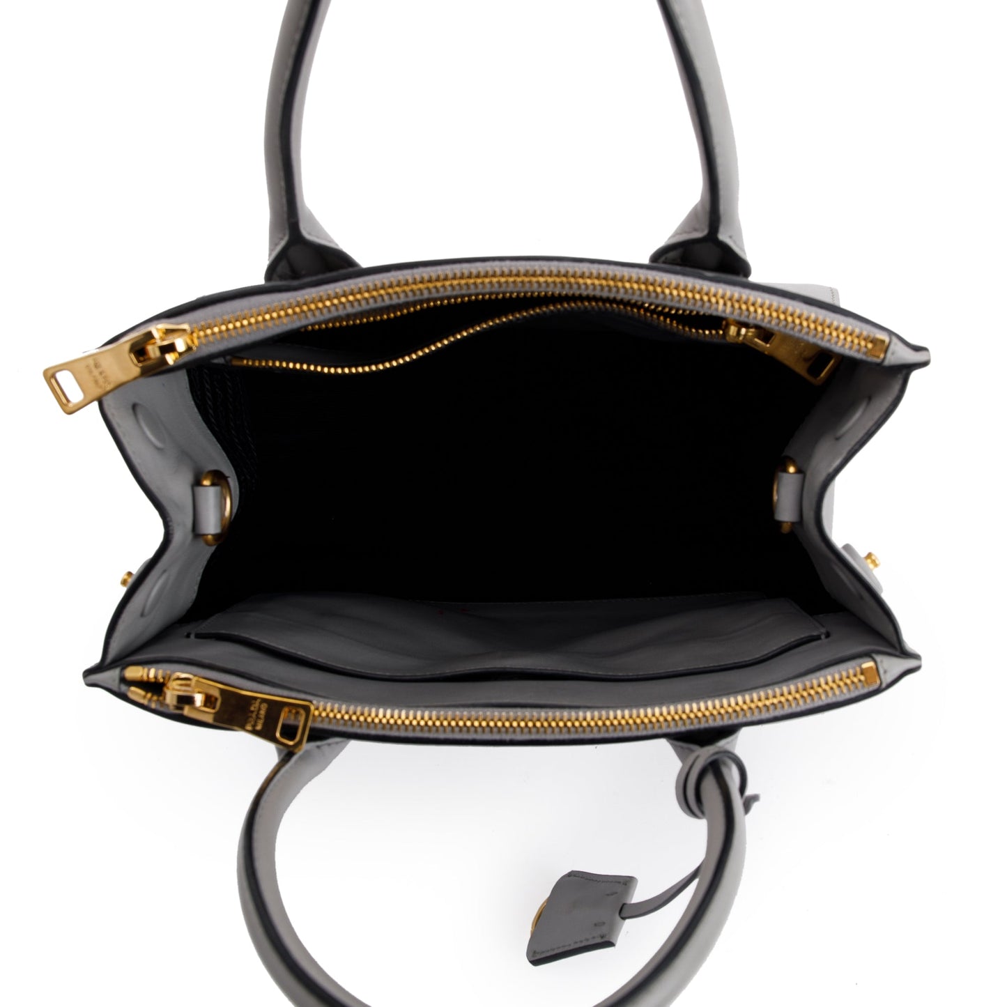 Prada Small Saffiano & City Calf Leather Paradigme Tote