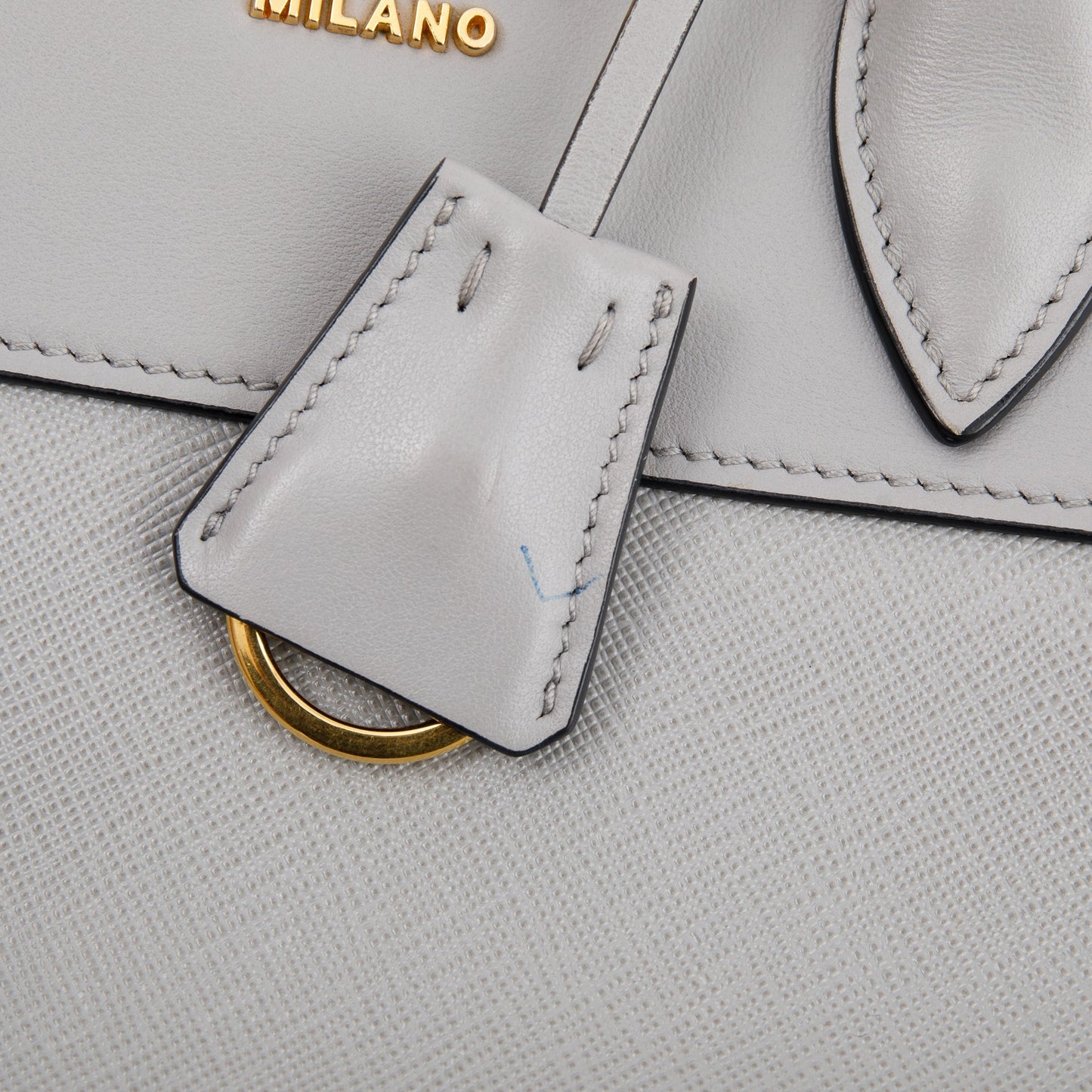 Prada Small Saffiano & City Calf Leather Paradigme Tote