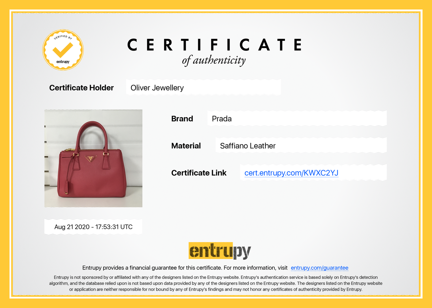 Prada Small Saffiano Lux Galleria Double Zip Tote