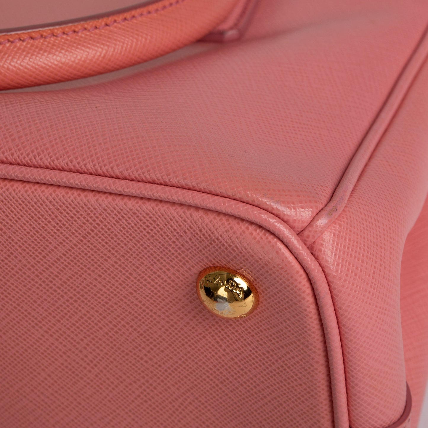 Prada Small Saffiano Lux Galleria Double Zip Tote