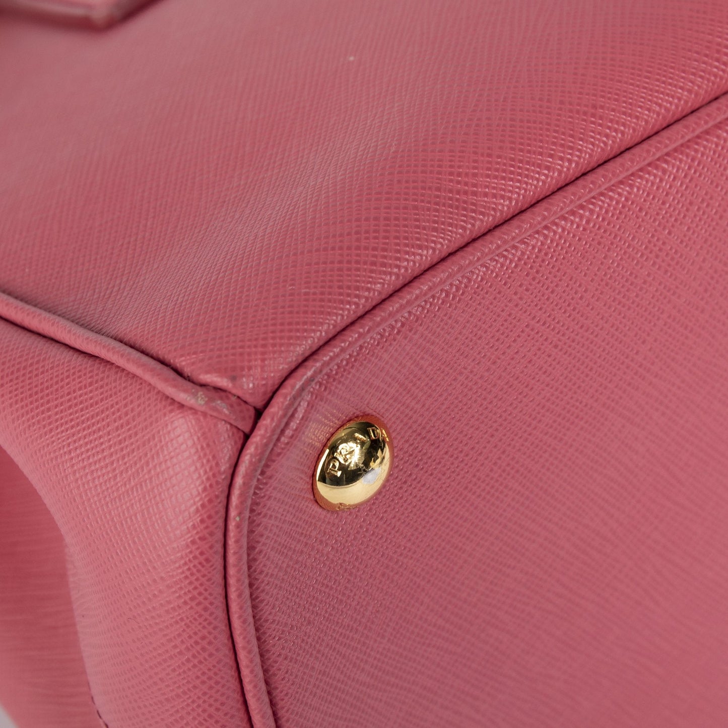 Prada Small Saffiano Lux Galleria Double Zip Tote
