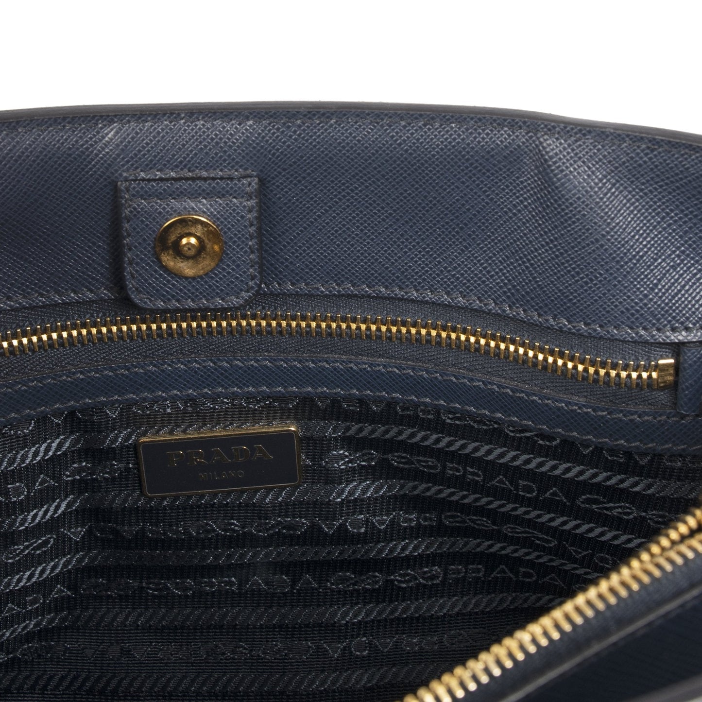 Prada Small Saffiano Lux Galleria Zip Tote