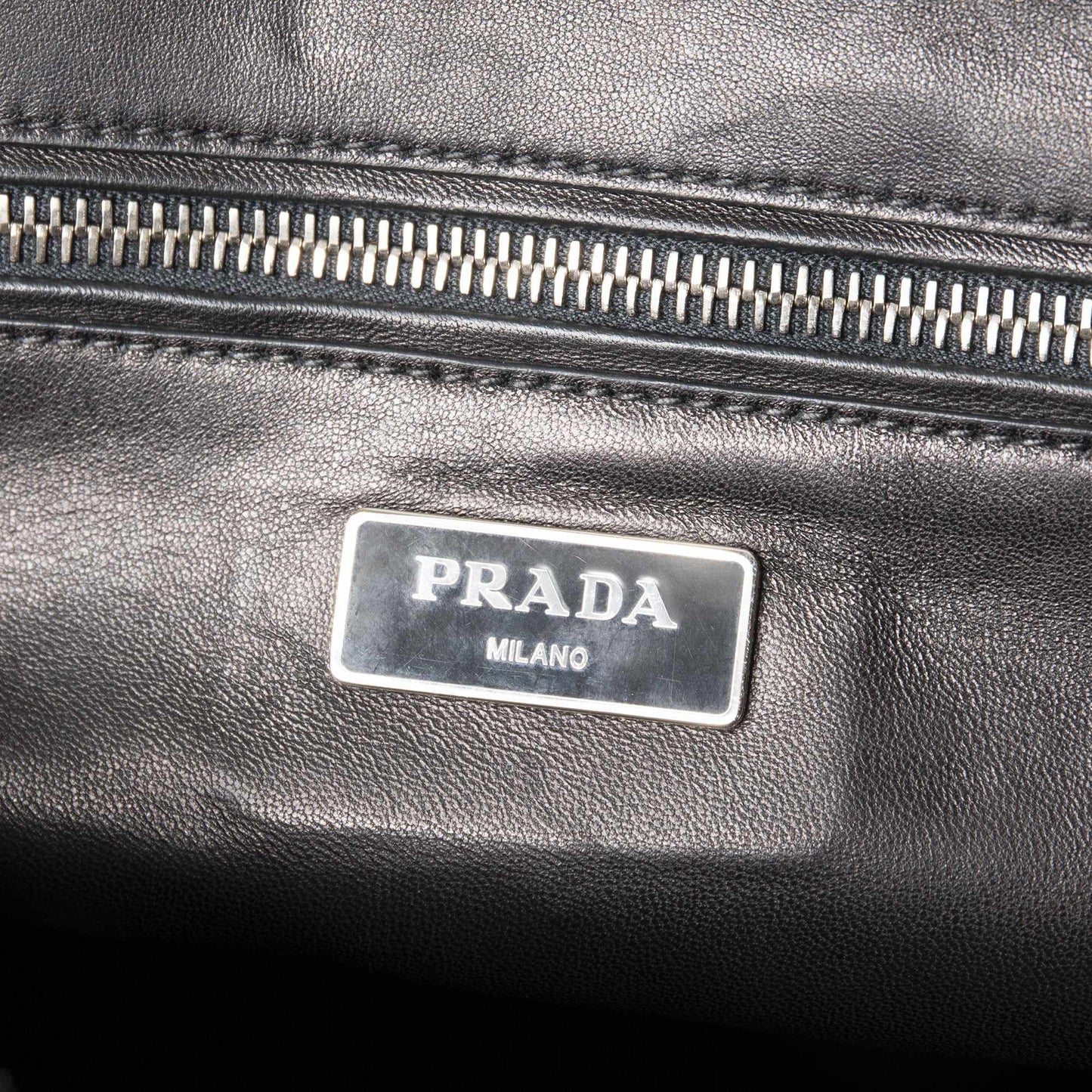 Prada Suede Twin Pocket Tote