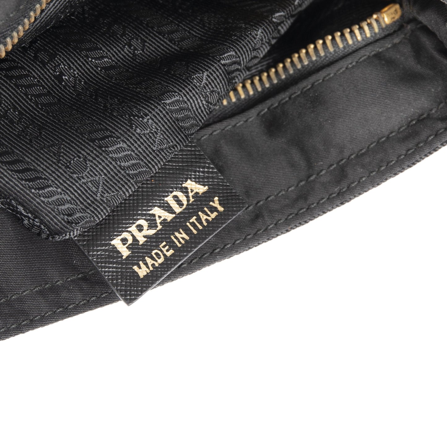 Prada Tessuto Logo Jacquard Crossbody Bag